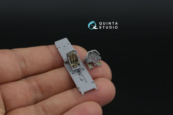 Quinta Studio QD72219 P-51B/P-51C Mustang 3D-Printed &amp; coloured Interior on decal paper (Arma Hobby) 1/72