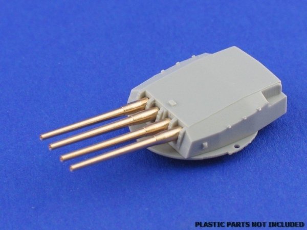 Aber 1:700L-01 Set of 8 pcs 380 mm long barrels for turrets without antiblast covers ships Richelieu, Jean Bart 1/700