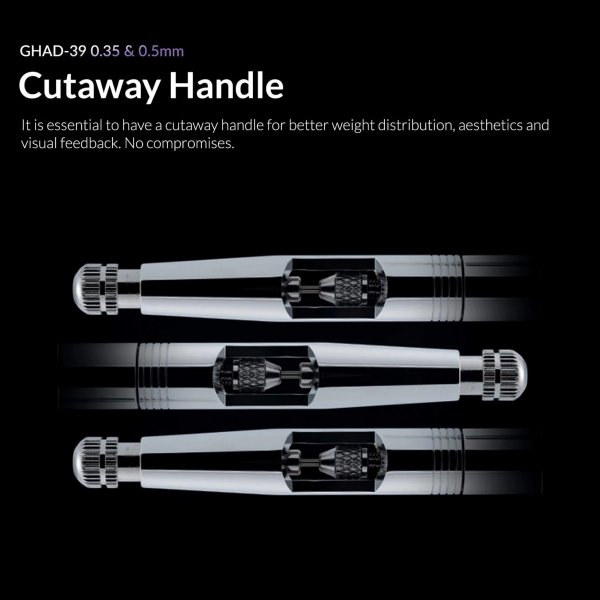 Gaahleri 40133 Advanced Series GHAD-39 Airbrush 0,35 mm &amp; 0,5 mm, 1/4 oz &amp; 1/2 oz