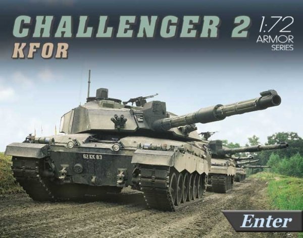 Dragon 7222 CHALLENGER II KFOR (1:72)