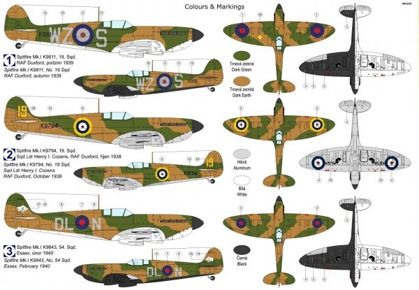 Kovozavody Prostejov KPM0260 Spitfire Mk.Ia „Wats Prop“ 1/72