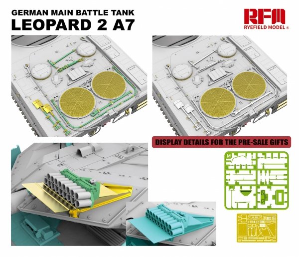 Rye Field Model 5108 Leopard 2 A7 German Main Battle Tank 1/35
