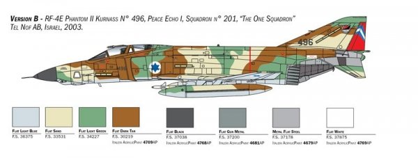 Italeri 2818 RF-4E Phantom II 1/48