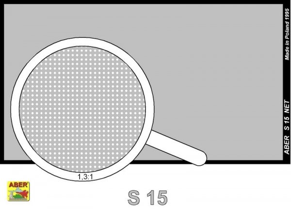 Aber S-15 Drilled plate 0,6 mm