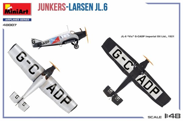 MiniArt 48007 Junkers-Larsen JL.6 1/48