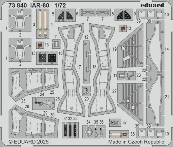Eduard 73840 IAR-80 detail set IBG 1/72