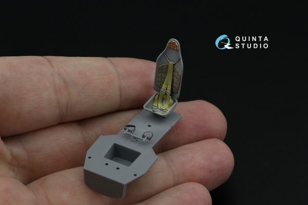 Quinta Studio QD48445 I-153 3D-Printed coloured Interior on decal paper (ICM/Hasegawa) 1/48