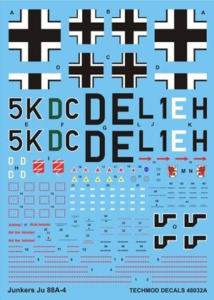 Techmod 48032 - Junkers Ju 88A-4 (1:48)