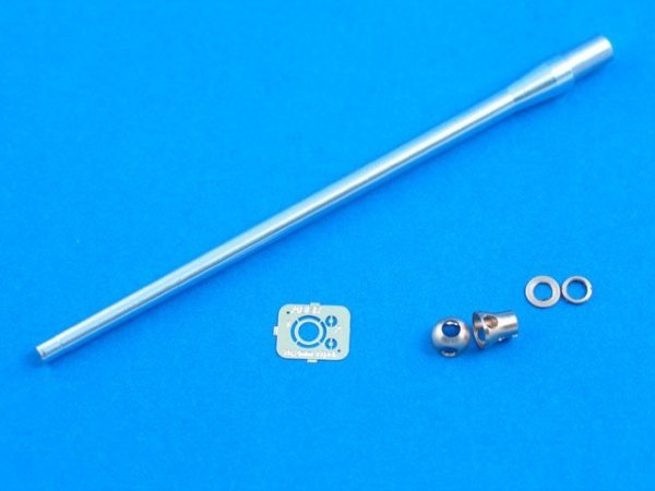 Aber 35L-057 76,2mm Ordinance Q.F. 3-in. 17 PDR. Mk. IV barrel with muzzle brake for Sherman VC Firefly (1:35)