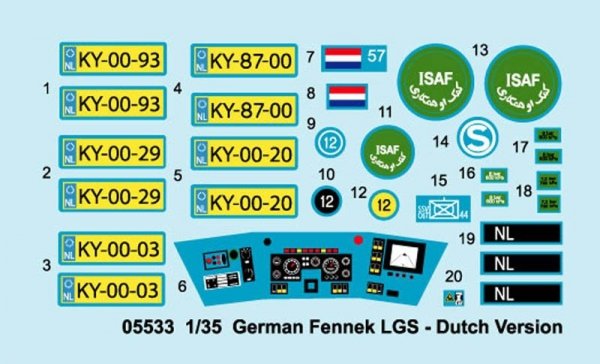Trumpeter 05533 German Fennek LGS Dutch Version (1:35)