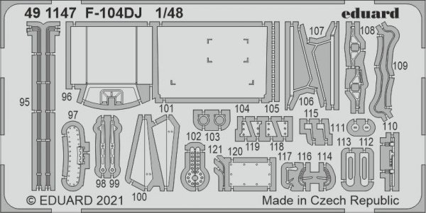 Eduard FE1147 F-104DJ for KINETIC 1/48