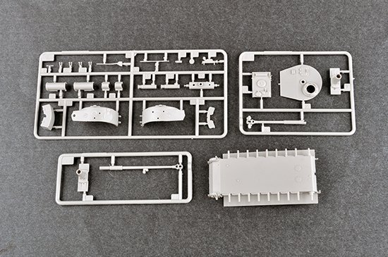 Trumpeter 07164 German Tiger with 88mm kwk L/71 (1:72)