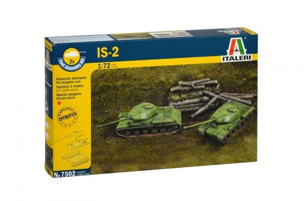 Italeri 7502 IS-2 Stalin - FAST ASSEMBLY (1:72)
