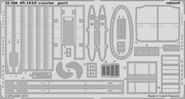 Eduard 32380 OV-10A/ C exterior 1/32 KITTY HAWK