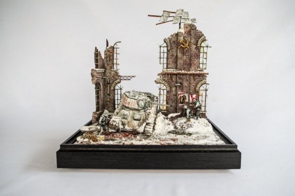 RT-Diorama 35302 Diorama-Base: &quot;Wintergewitter&quot; Operation Winter Storm 1/35