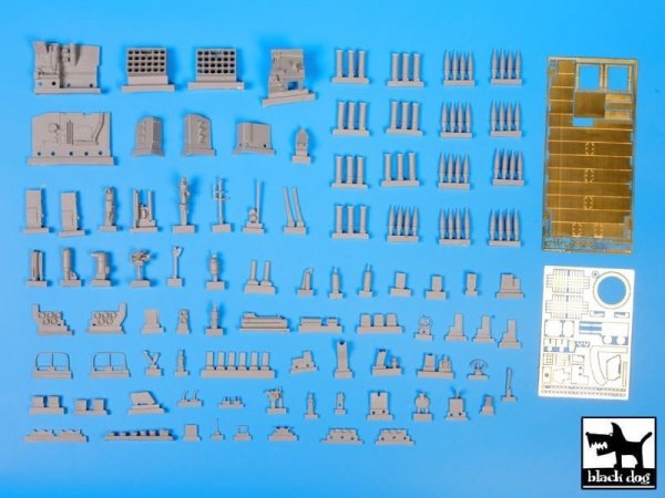 Black Dog T35101 M 109 A2 interier accessories set 1/35