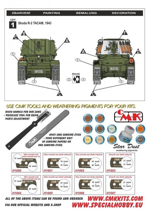 Special Armour 35003 R-2 TACAM 1/35