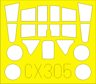 Eduard CX305 P-40B AIRFIX 1/72