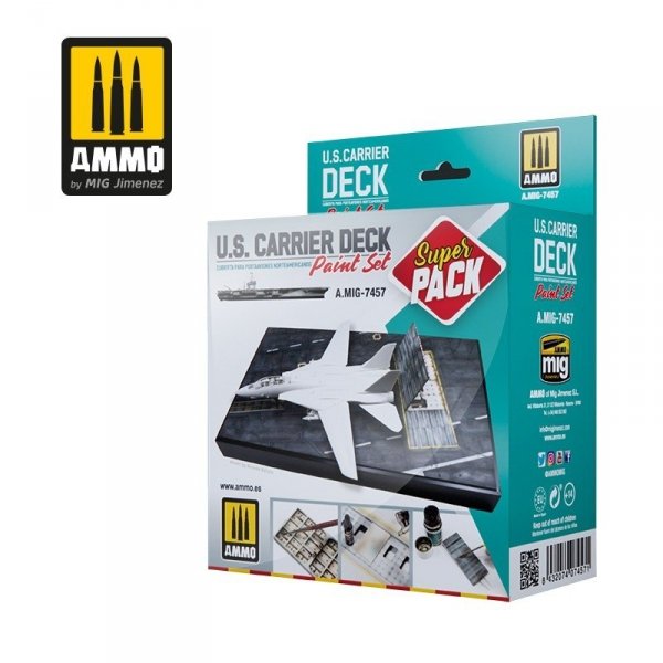 AMMO of Mig Jimenez 7457 U.S. Carrier Deck Paint Super Pack Set