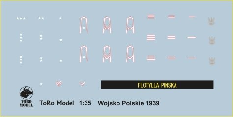 Toro 35F70 Wrzesień 1939 - Oficer piechoty Figurka wraz z kalkomanią 1/35