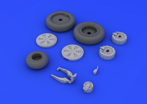 Eduard 648110 MiG-21PFM wheels 1/48 (EDUARD)