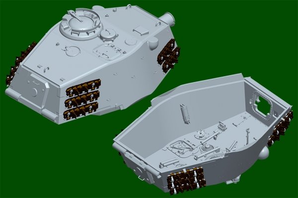Trumpeter 00949 Pz.Kpfw.VI Sd.Kfz.182 Tiger II (Henschel 105mm) 1/16