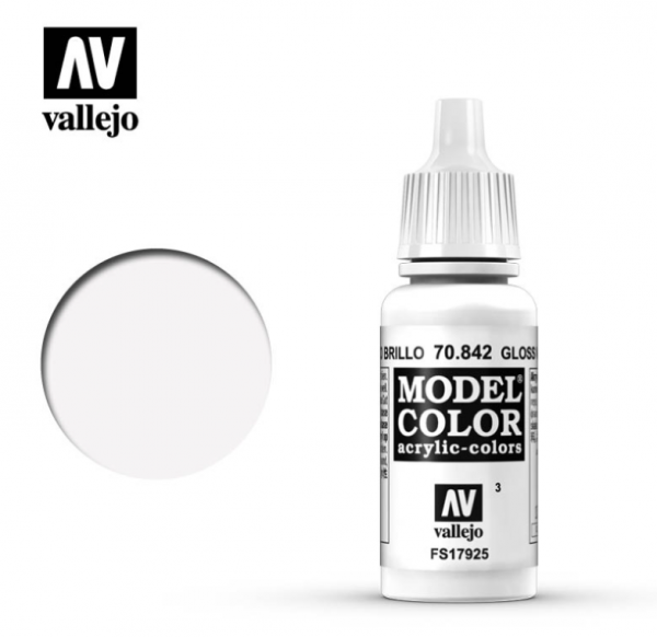 Vallejo 70842 Gloss White MC003 Gloss