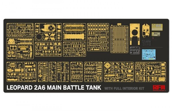 Rye Field Model 5066 Leopard 2 A6 - FULL INITERIOR 1/35