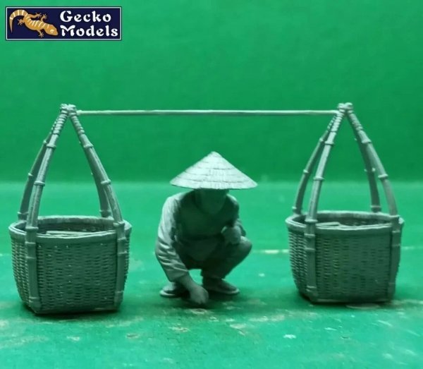 Gecko Models 35GM0123 Saigon Greengrocer 1960s-1970s Figure Set 1/35