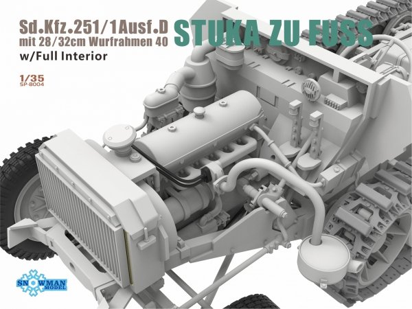 Snowman Model SP-8004 Stuka zu Fuss Sd.Kfz.251/1 Ausf.D 1/35