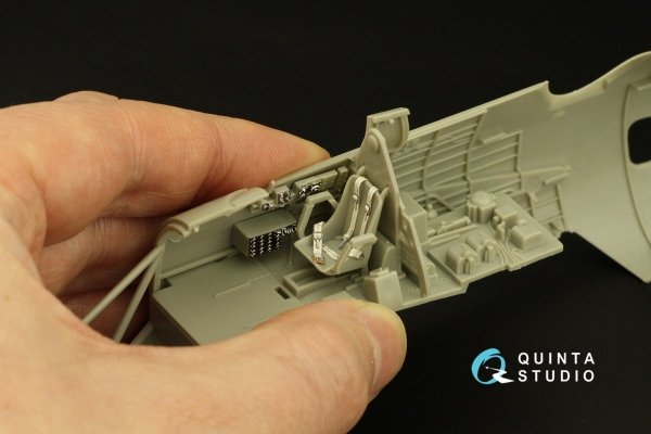 Quinta Studio QD48359 TBF-1 Avenger 3D-Printed &amp; coloured Interior on decal paper (Academy) 1/48