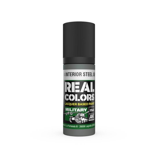AK Interactive RC979 A-14 Interior Steel Grey 17 ml