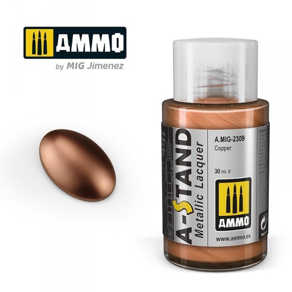 Ammo of Mig 2309 A-STAND Copper 30ml