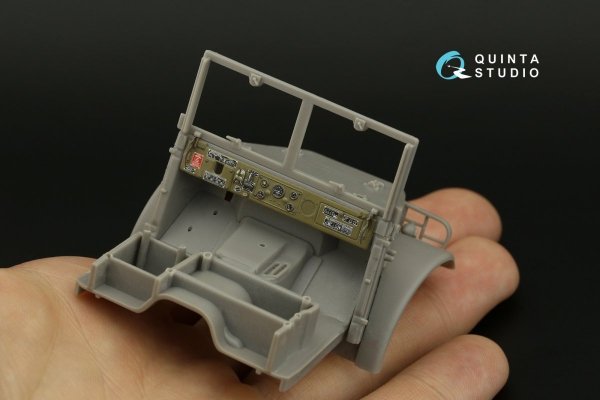 Quinta Studio QD35061 Dodge M37 3D-Printed &amp; coloured Interior on decal paper (Roden) 1/35