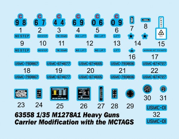 I Love Kit 63558 M1278A1 Heavy Guns Carrier modification with the MCTAGS 1/35