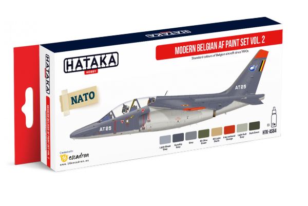 Hataka HTK-AS64 Modern Belgian AF paint set vol. 2