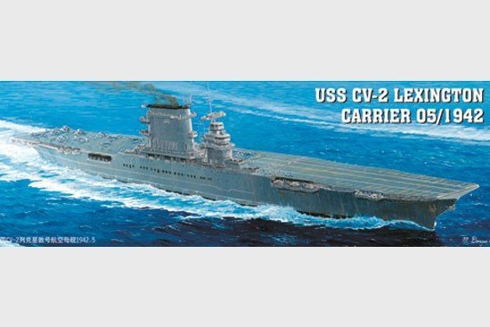 Trumpeter 05608 USS CV-2 Lexington carrier 05/1942 (1:350)