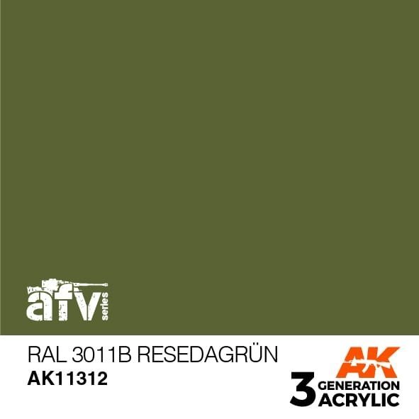 AK Interactive AK11312 RAL 6011B RESEDAGRÜN 17ml