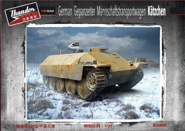 Thunder Model 35104 German Gepanzerter Mannschaftstransportwagen Katzchen 1/35