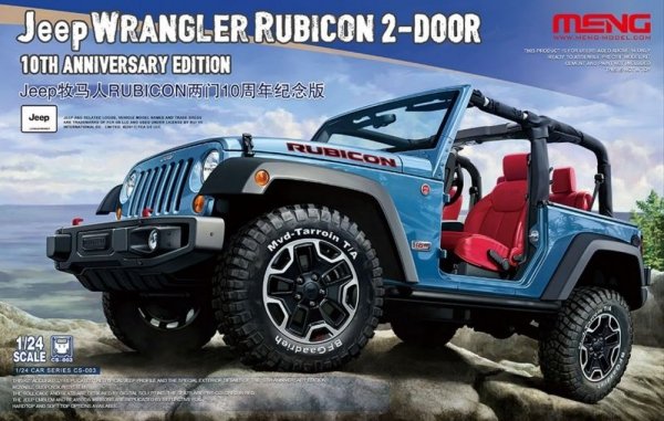 Meng Model CS-003 Jeep Wrangler Rubicon 1/24