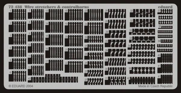 Eduard 72438 Wire Stretchers &amp; Controlhorns 1/72