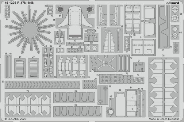 Eduard BIG49354 P-47N ACADEMY 1/48