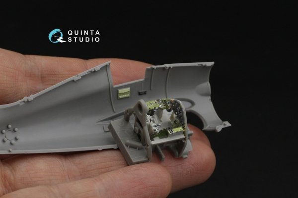 Quinta Studio QD72220 FM-2 Wildcat 3D-Printed &amp; coloured Interior on decal paper (Arma Hobby) 1/72