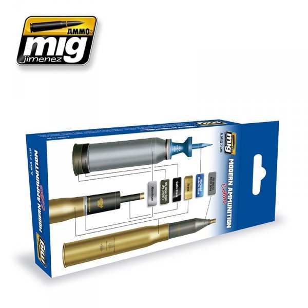 AMMO Mig 7129 MODERN AMMUNITION SET 6x17ml