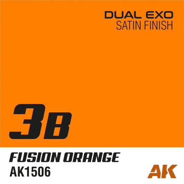 AK Interactive AK1506 DUAL EXO 3B – FUSION ORANGE 60ML