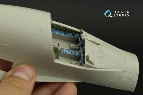 Quinta Studio QD48018 Su-34 3D-Printed coloured Interior on decal paper (KittyHawk) 1/48