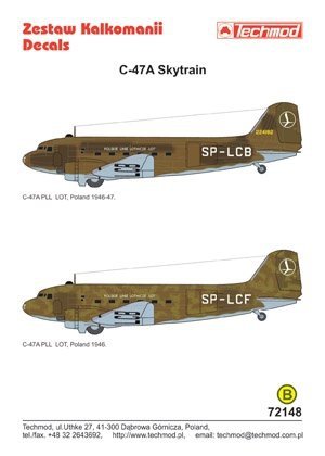 Techmod 72148 - C-47A Skytrain (1:72)