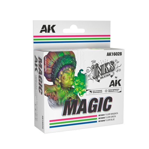 AK Interactive AK16028 MAGIC – INK SET 3x30ml