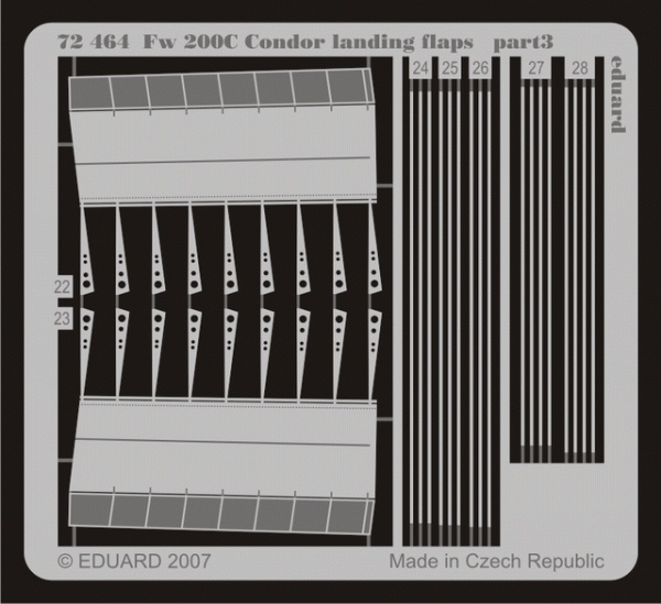 Eduard 72464 Fw 200C Condor landing flaps  for REVELL 1/72