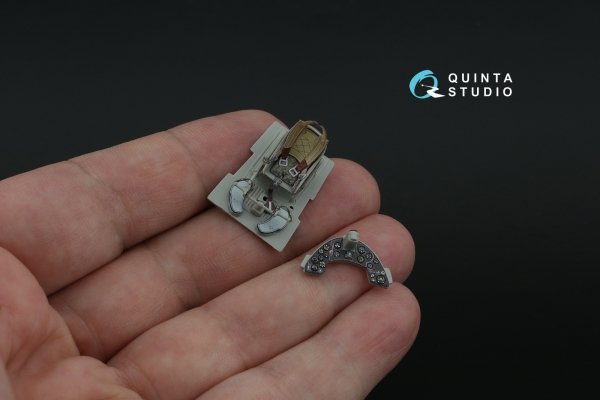 Quinta Studio QD48467 Macchi MC.200 Saetta (Late) 3D-Printed coloured Interior on decal paper (Italeri/Tamiya) 1/48